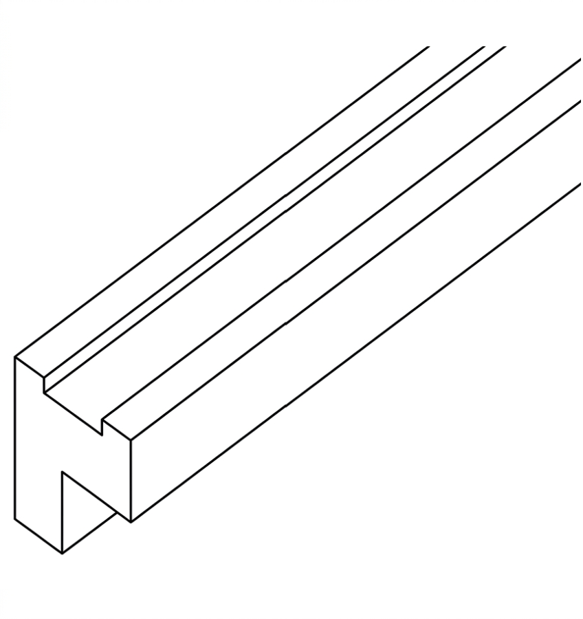 WHEAT SLIM- Light Rail (1-3/8D)