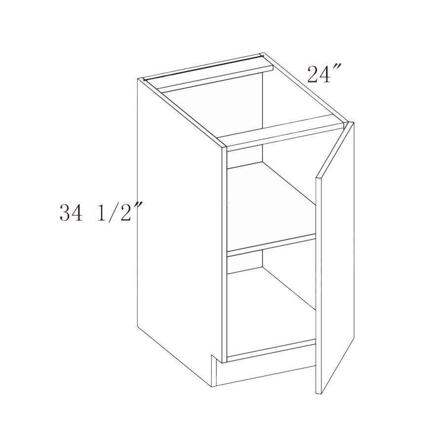 Base 1 Full Height Doors Cabinet