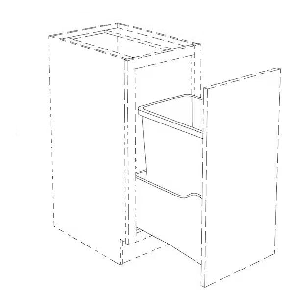 Base Pull out Trash kit