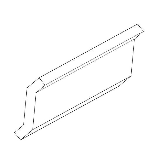 GRAY SHAKER- Crown Molding(96Hx5/8D)