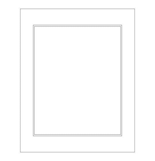 BLACK SHAKER- Base Decoration Door (34-1/2Hx5/8D)