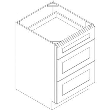 Vanity 3 Drawer Cabinet