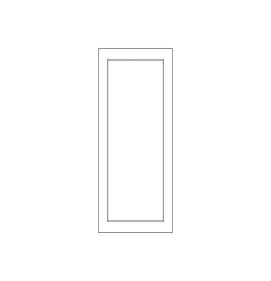 GRAY SHAKER- Wall Decoration Door (12Wx12D)