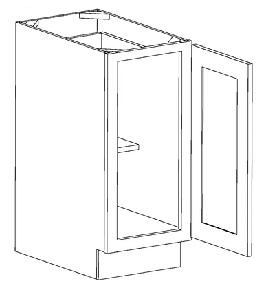 Full Height Base 1 Door  Cabinet