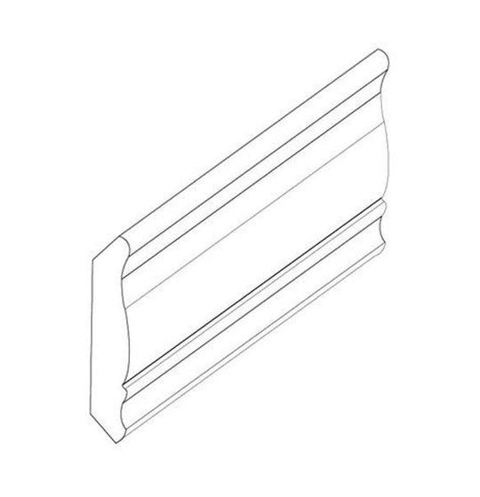 GRAY SHAKER- Crown Molding(96Hx5/8D)
