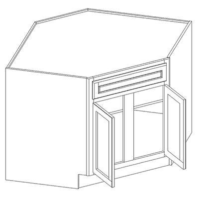 Corner Sink Base Cabinet