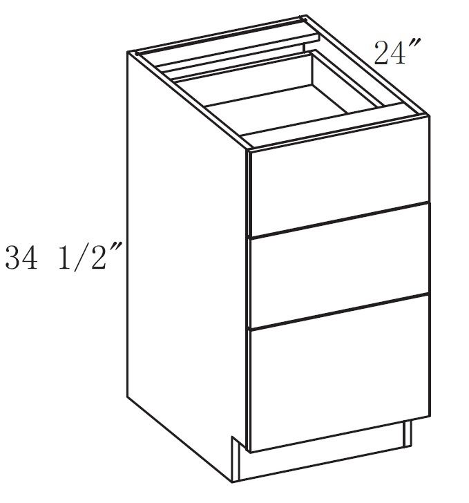 3 Drawers Base Cabinet