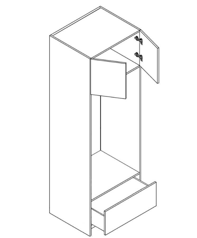 1 Bottom Drawer Oven Pantry