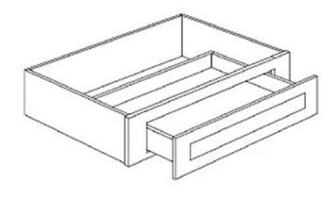 WHEAT SLIM- Knee Drawer (21D)