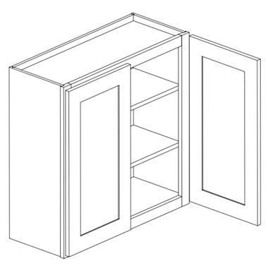 Wall 36"H 2 Doors Cabinet