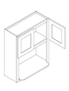 SAGE SHAKER- Wall Microwave Cabinet (27Wx18D)